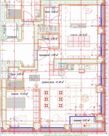 Тристаен апартамент, София, Манастирски ливади - изток, 677638, Снимка 1