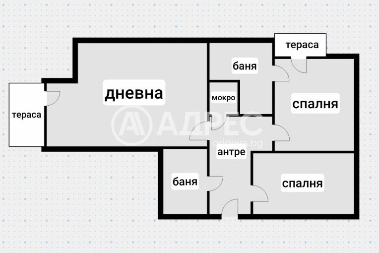 Тристаен апартамент, София, Кръстова вада, 702638, Снимка 22