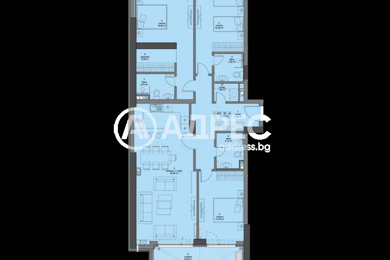 Многостаен апартамент, София, Кръстова вада, 635643, Снимка 2