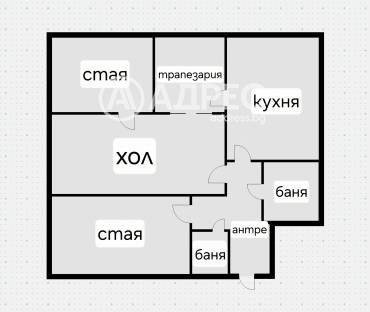 Тристаен апартамент, София, Банишора, 685644, Снимка 1