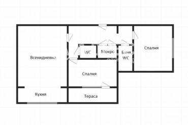 Двустаен апартамент, Бургас, Братя Миладинови, 682645, Снимка 1