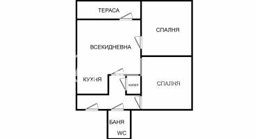 Тристаен апартамент, Варна, Чаталджа, 618646, Снимка 4