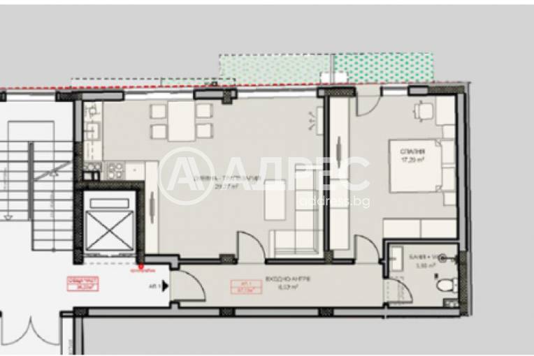 Двустаен апартамент, Плевен, Сторгозия, 647647, Снимка 1