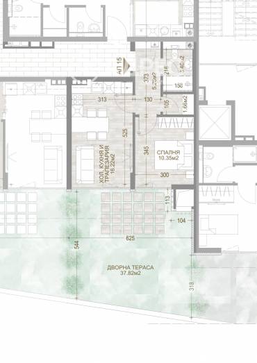 Двустаен апартамент, София, Манастирски ливади - изток, 655647, Снимка 1