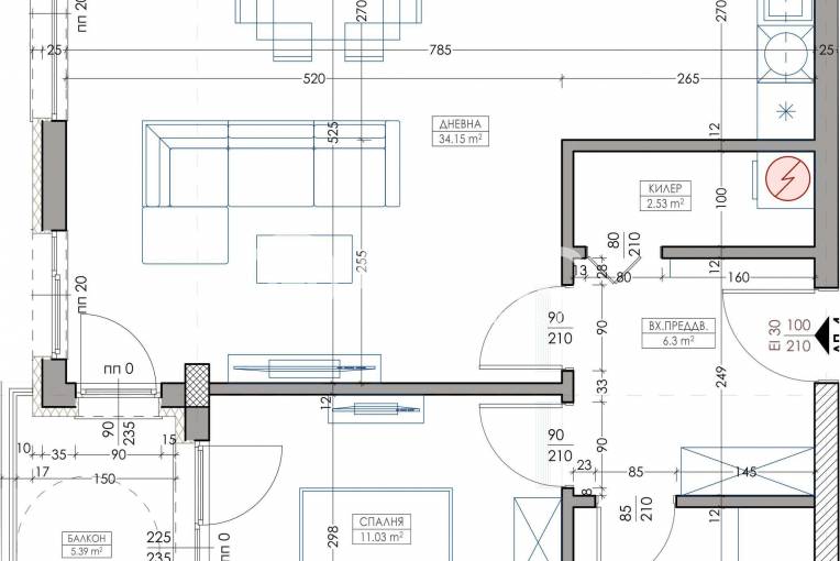 Двустаен апартамент, Варна, Владислав Варненчик, 669647, Снимка 6