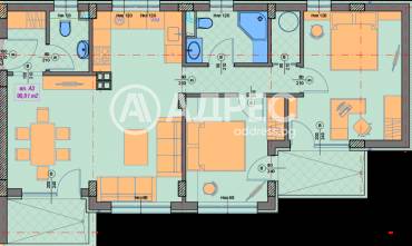 Тристаен апартамент, София, Манастирски ливади - изток, 679647, Снимка 1