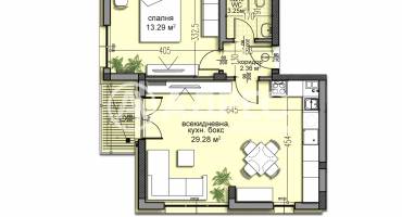 Двустаен апартамент, Варна, Изгрев, 672649, Снимка 10