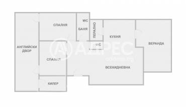 Тристаен апартамент, Варна, Бриз, 700649, Снимка 1