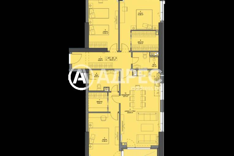 Многостаен апартамент, София, Кръстова вада, 635650, Снимка 2