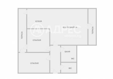 Тристаен апартамент, Добрич, Център, 666650, Снимка 1