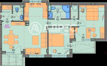 Тристаен апартамент, София, Манастирски ливади - изток, 679651, Снимка 1