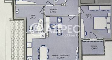 Тристаен апартамент, Хасково, Център, 655652, Снимка 3