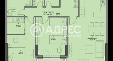 Тристаен апартамент, София, Кръстова вада, 635654, Снимка 2