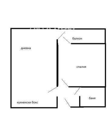 Двустаен апартамент, София, Суха река, 674656, Снимка 1