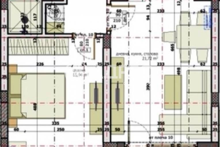 Двустаен апартамент, Стара Загора, Широк център, 702663, Снимка 2