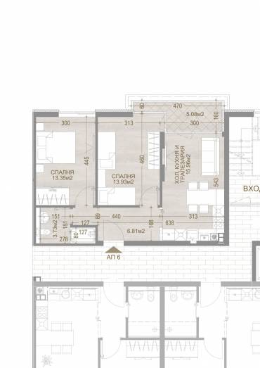 Тристаен апартамент, София, Манастирски ливади - изток, 655664, Снимка 1