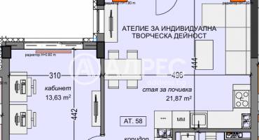 Двустаен апартамент, София, Суха река, 688664, Снимка 2