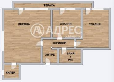 Тристаен апартамент, Варна, Аспарухово, 654665, Снимка 1