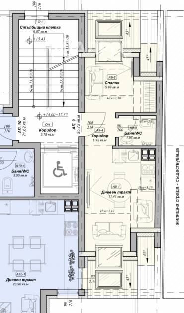 Двустаен апартамент, Варна, Зимно кино Тракия, 657665, Снимка 1