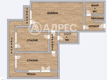 Тристаен апартамент, Варна, Аспарухово, 654667, Снимка 1