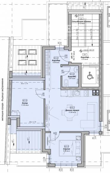 Тристаен апартамент, Варна, Зимно кино Тракия, 657667, Снимка 1