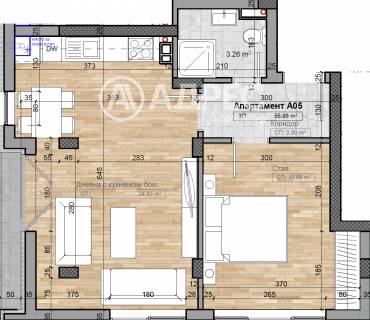 Двустаен апартамент, София, Манастирски ливади - изток, 664668, Снимка 1