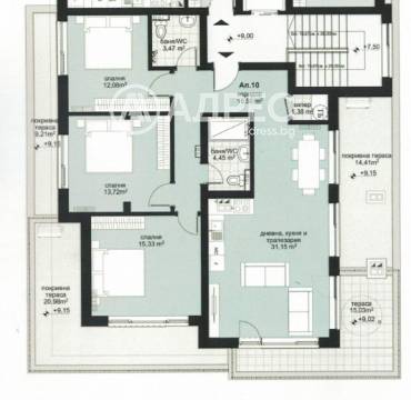 Многостаен апартамент, Варна, Виница, 684668, Снимка 1