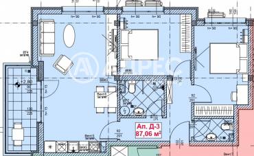 Тристаен апартамент, Созопол, местност Месаря, 644669, Снимка 1