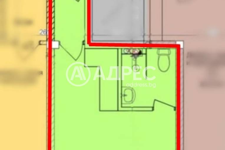 Едностаен апартамент, Ямбол, 656669, Снимка 2