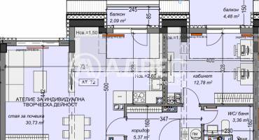 Двустаен апартамент, София, Суха река, 688671, Снимка 2