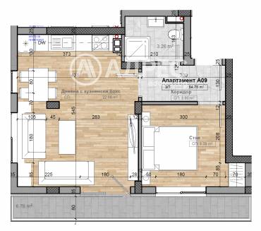 Двустаен апартамент, София, Манастирски ливади - изток, 664672, Снимка 1