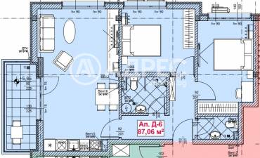 Тристаен апартамент, Созопол, местност Месаря, 644673, Снимка 1