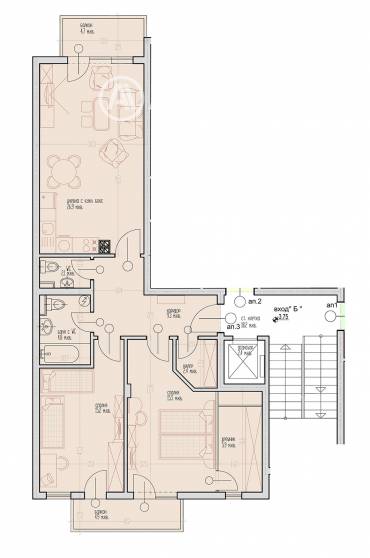 Тристаен апартамент, Варна, Виница, 659673, Снимка 1