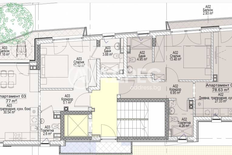 Двустаен апартамент, София, Драгалевци, 682673, Снимка 3