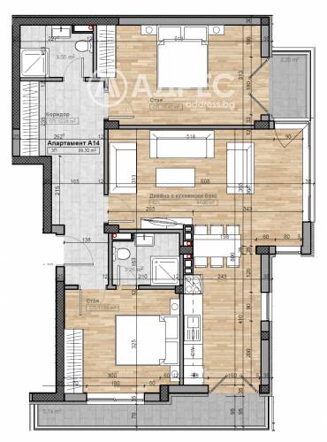 Тристаен апартамент, София, Манастирски ливади - изток, 664674, Снимка 1