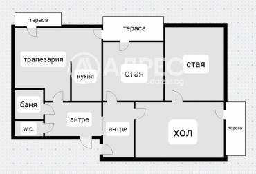 Тристаен апартамент, София, Център, 593675, Снимка 1