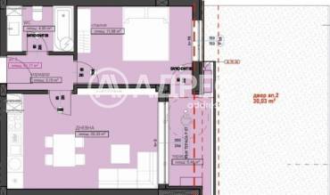 Двустаен апартамент, Стара Загора, Железник- запад, 665676, Снимка 1
