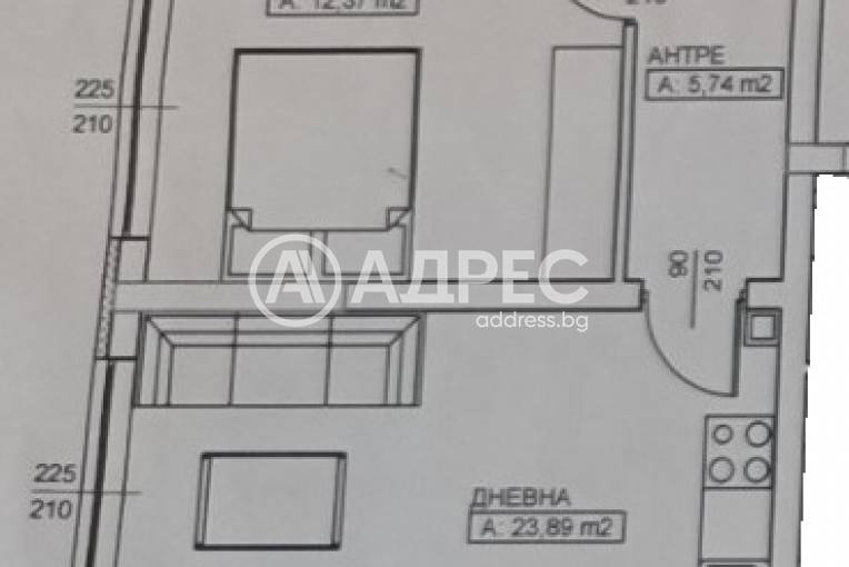 Тристаен апартамент, Благоевград, Еленово, 651678, Снимка 2