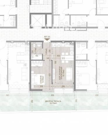 Двустаен апартамент, София, Манастирски ливади - изток, 655679, Снимка 1