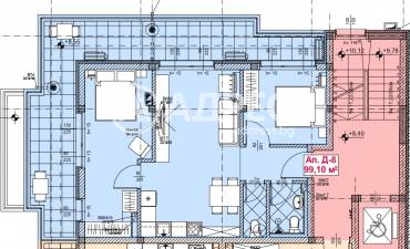 Двустаен апартамент, Созопол, местност Месаря, 644680, Снимка 1
