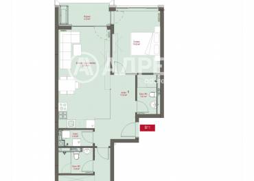 Тристаен апартамент, София, Манастирски ливади - изток, 668683, Снимка 1