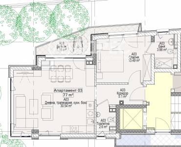 Двустаен апартамент, София, Драгалевци, 682683, Снимка 1
