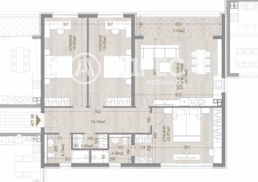 Многостаен апартамент, София, Манастирски ливади - изток, 655684, Снимка 1