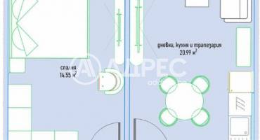 Двустаен апартамент, София, Малинова Долина, 647685, Снимка 5