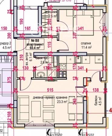 Двустаен апартамент, Бургас, Меден рудник - зона В, 672688, Снимка 1