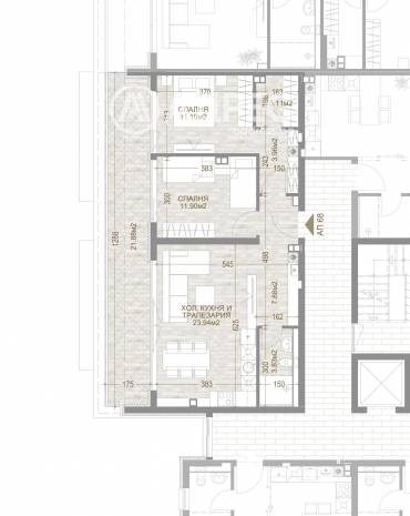 Тристаен апартамент, София, Манастирски ливади - изток, 655689, Снимка 1