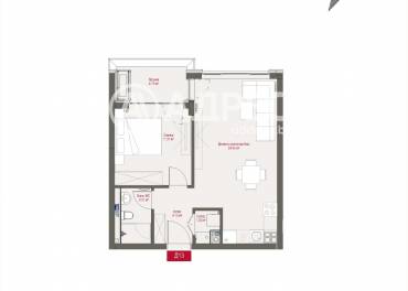 Двустаен апартамент, София, Манастирски ливади - изток, 668689, Снимка 1