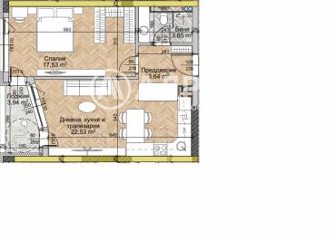 Двустаен апартамент, София, Люлин 2, 677689, Снимка 1