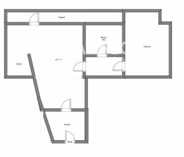 Двустаен апартамент, София, Дървеница, 689689, Снимка 1
