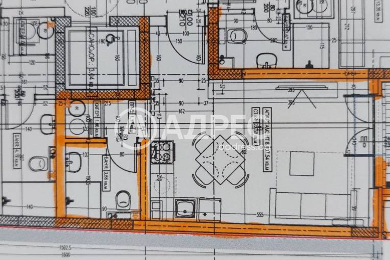 Едностаен апартамент, Варна, Колхозен пазар, 683691, Снимка 5